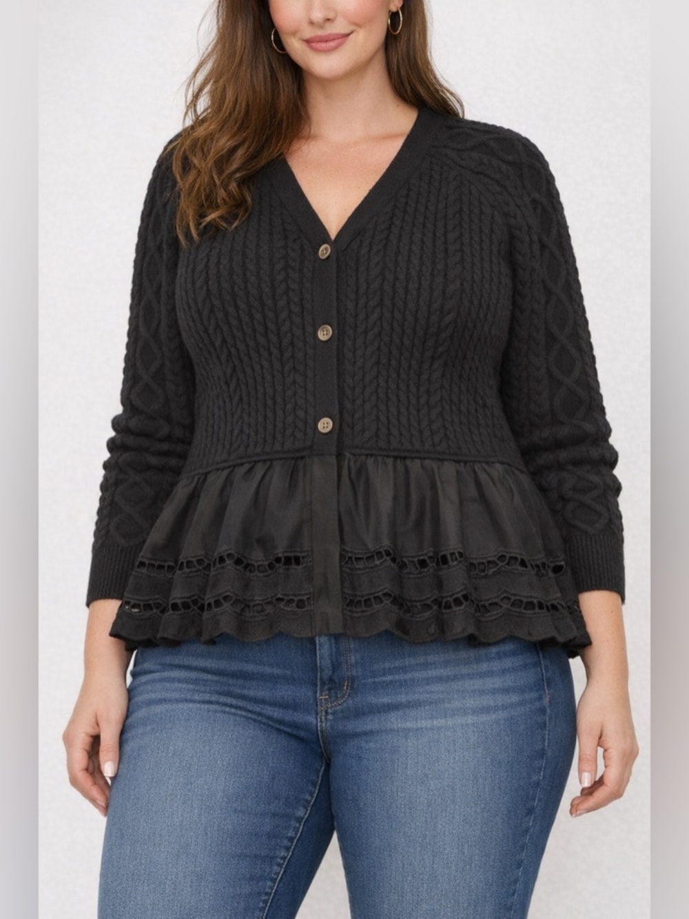 EUC SHEIN Black Ribbed Sweater